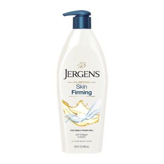 Jergens Oil-Infused Skin Firming 24-Hour Moisturizer (496 ml.) เจอร์เกนส์ โลชั่น สกิน เฟิร์มมิ่ง ทเวนตี้โฟร์ อาวร์ มอยส์