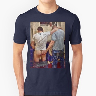 [S-5XL]Pda T Shirt 100% Cotton Homoerotic Art Gay Art Gay Men Male Art Gay Erotic Art Queer Art Big Size 6xl Tee Gi_36
