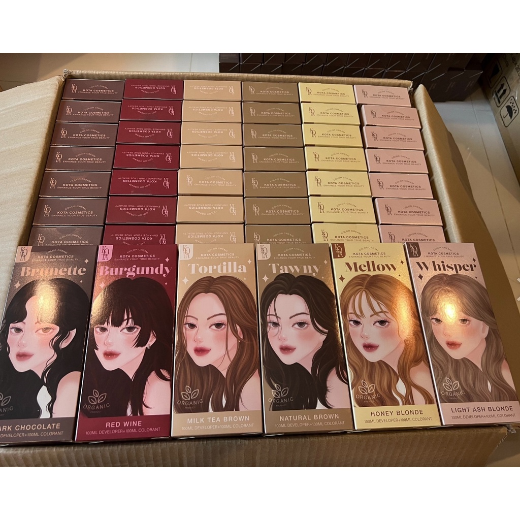 ภาพหน้าปกสินค้าKOTA COSMETICS ย้อมผมออแกรนิค 100 ML จากร้าน mymelodyshops บน Shopee