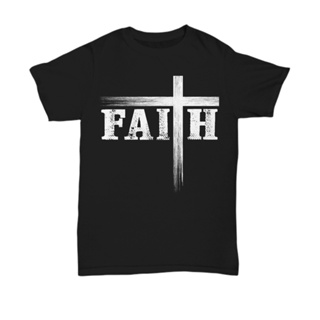 Christian Faith And Cross TShirt Believe In God Jesus Christ Unisex Tee Gifts