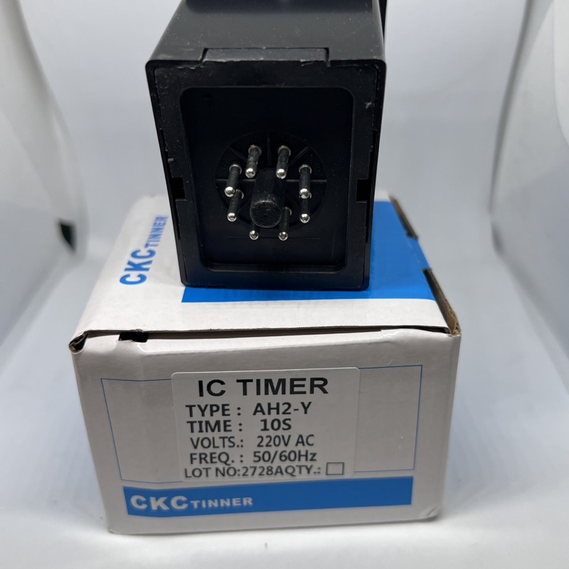 AH2-Y Timer 10S , 30S , 60S ไฟ 220VAC พร้อมซ็อคเก็ต | Shopee Thailand