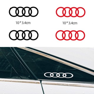 สติกเกอร์ลายดอกไม้ สําหรับติดตกแต่งหน้าต่างรถยนต์ Audi A3 A4 A6 A5 A7 Q2 Q3 Q5 Q7 S3 S6 2 ชิ้น