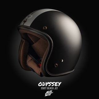 ภาพหน้าปกสินค้า(ใส่โค้ด UPHF4R2 ลด 50 ทันที) หมวกกันน็อค Mototwist รุ่น Odyssey สีดำด้านคาดบลอนด์ ที่เกี่ยวข้อง
