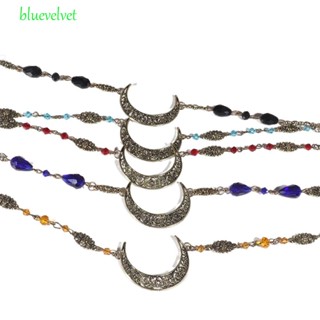 Bluevelvet ที่คาดผม ประดับคริสตัล หินธรรมชาติ สไตล์โบฮีเมียน เรียบง่าย สําหรับเจ้าสาว