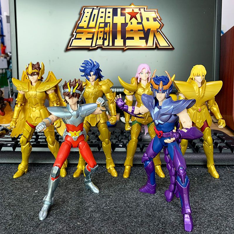 โมเดลฟิกเกอร์-อนิเมะฮีโร่-saint-seiya-golden-sagittarius-pegasus