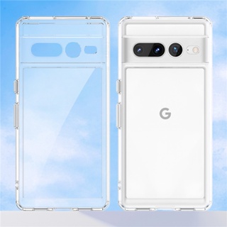 เคสโทรศัพท์มือถืออะคริลิคใส กันหล่น กันลายนิ้วมือ สําหรับ Google Pixel 7 Pro