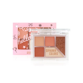 Sivanna Crystal Eyeshadow Palette #HF5081 : ซิวานน่า คริสตัล อายแชโดว์ พาเลทท์ x 1 ชิ้น beautybakery