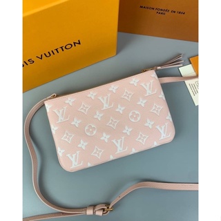 🔥🔥พร้อมส่ง New Louis Vuitton Double Zip Pochetteเทพ 📌size 20x12.5x3 cm.