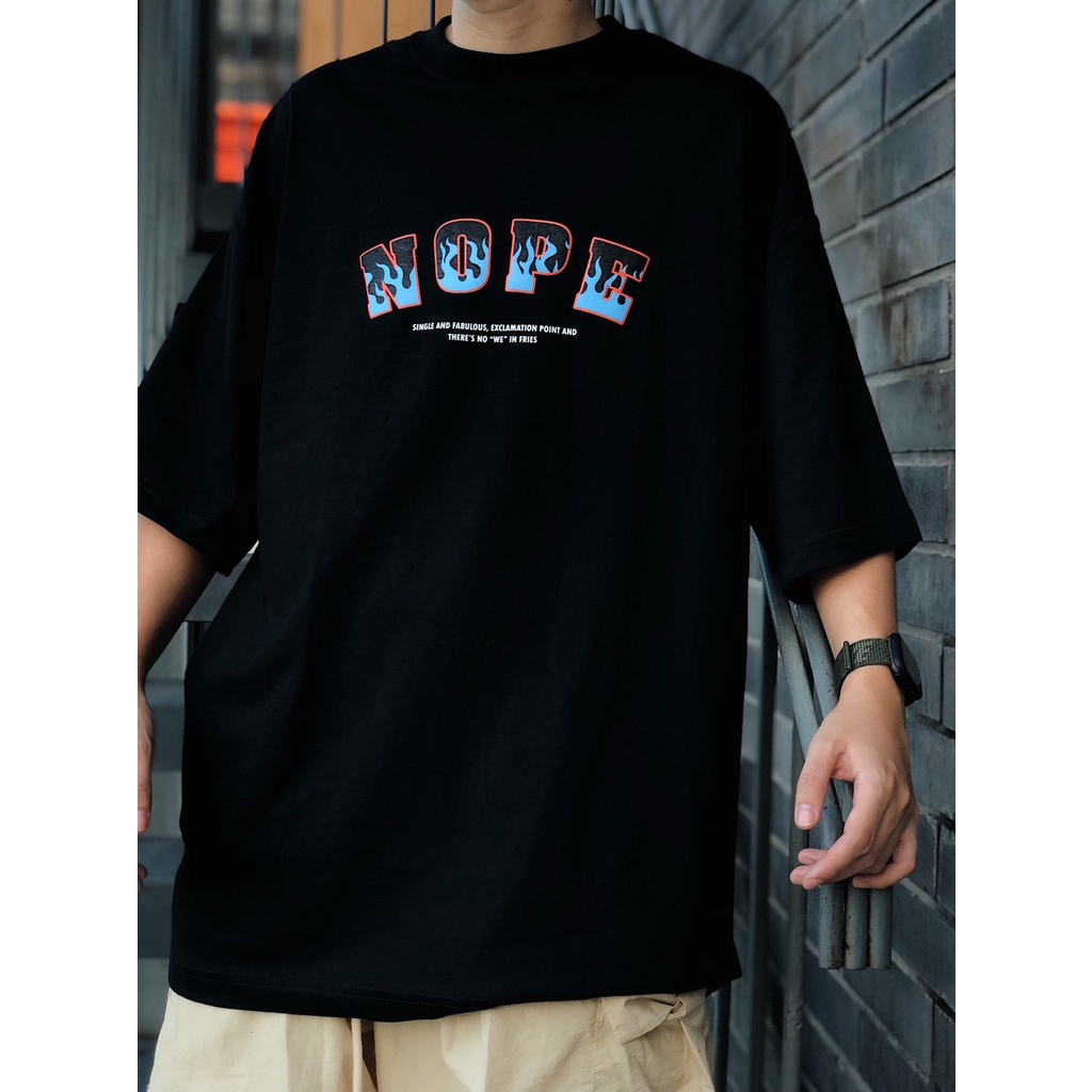 เสื้อยืด-oversize-ลาย-nope