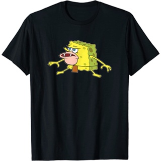 Adult Clothes Spongebob Squarepants Caveman Meme T- Shirts
