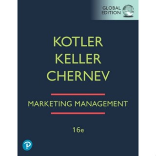 c222 MARKETING MANAGEMENT (GLOBAL EDITION) 9781292404813