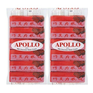 ‼️ถูกที่สุดความอร่อย10/10‼️ Apollo ช็อคแดงในตำนานเวเฟอร์เคลือบช็อคโกแลต ความอร่อยที่อยู่คู่คนไทยมานาน แช่ตู้เย็นอร่อย+10