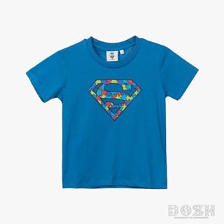DOSH BOYS T-SHIRTS SUPERMAN เสื้อยืดคอกลม แขนสั้น เด็กชายWSBT5003