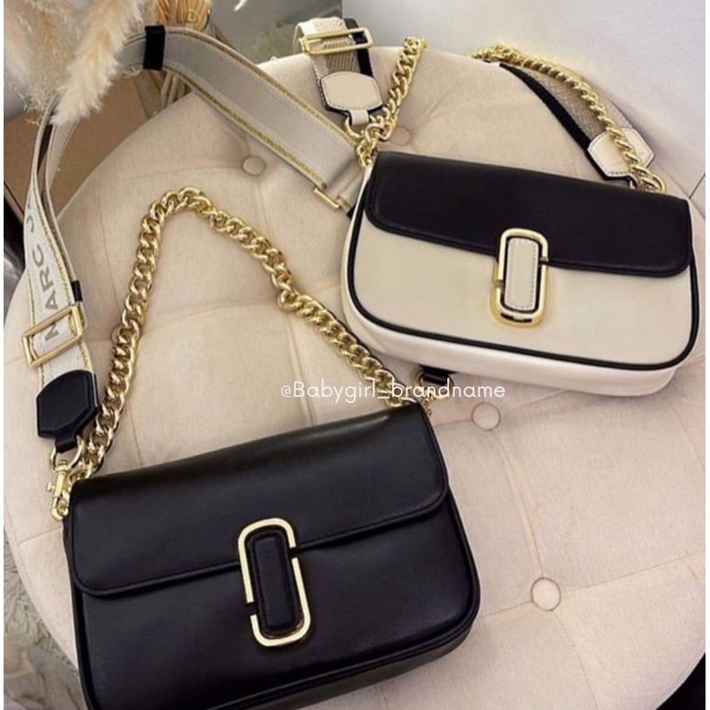 พร้อมส่ง-marc-jacobs-the-j-marc-shoulder-greige-multi