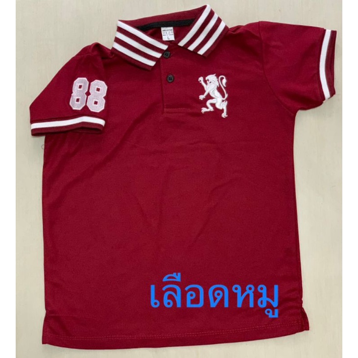 เสื้อโปโลเด็กชาย1-10ปี-พร้อมส่ง