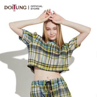 DoiTung GZ SS22(PET)/BL9 multi color - green #F เสื้อเบลาส์