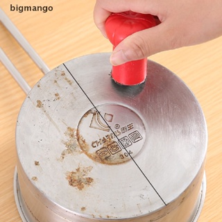 [bigmango] แปรงทําความสะอาด เมจิก แท่งโลหะ กําจัดสนิม ทําความสะอาดหม้อ กระทะ พร้อมส่ง