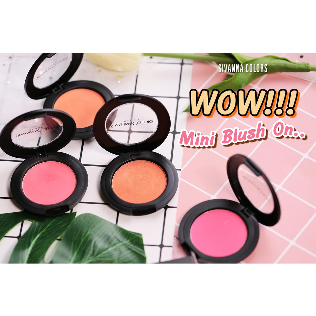 สิวันนา-sivanna-ปัดแก้ม-บลัชออน-4g-hf847-sivanna-colors-blusher-ของแท้