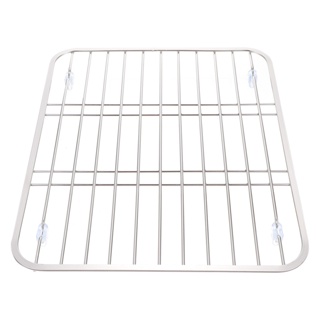 Rack Drying Kitchen Dish Cooling Drainer Draining Storage Sink Plate Wire Drain Baking Racks Metal Over Shelf Bbq Grill