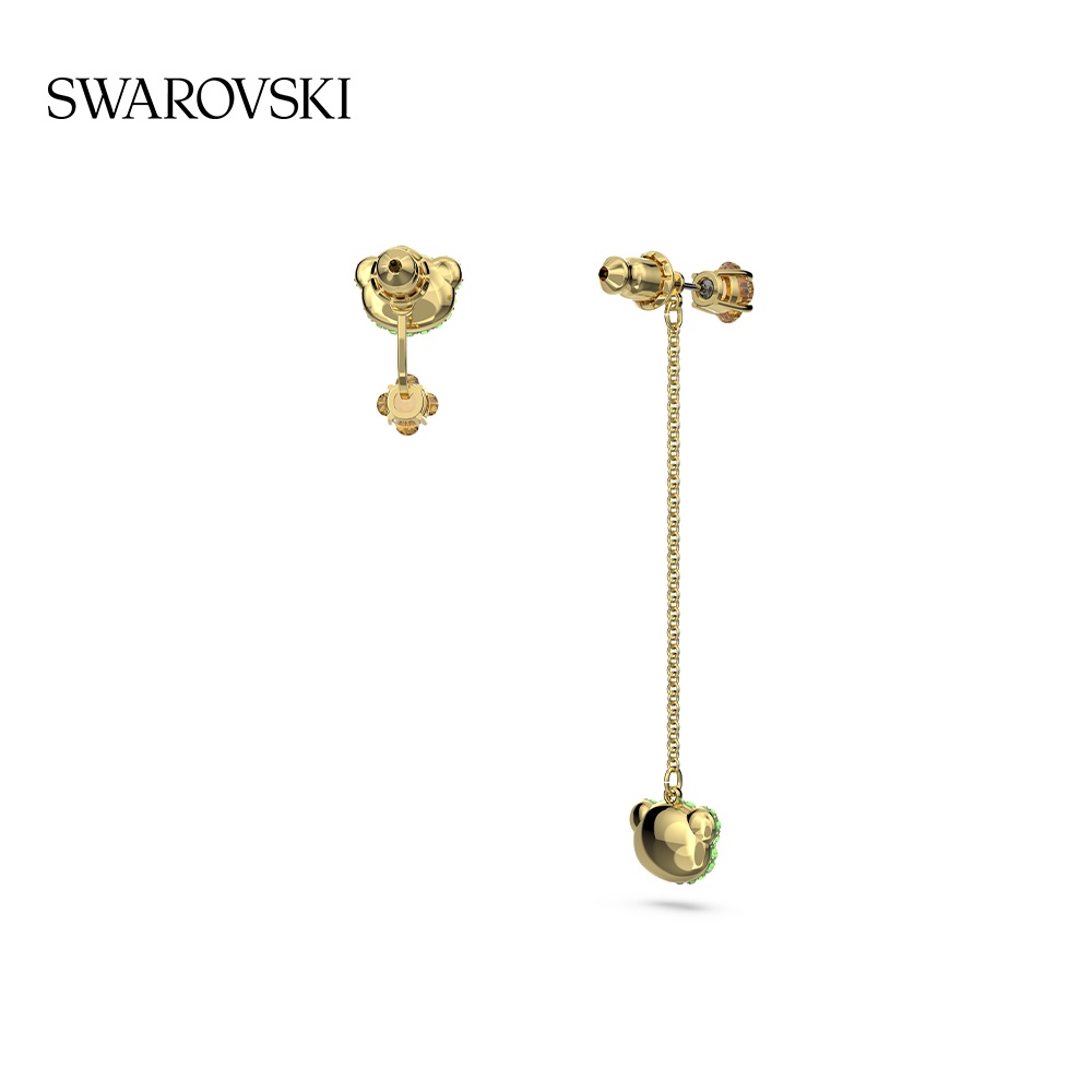 ของแท้-พร้อมส่ง-swarovski-swarovski-ต่างหูคริสตัล-รูปหมี-หัวใจ-เครื่องประดับสตรี