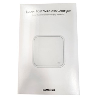 Samsung EP-P2400 Super Fast Wireless Charger Pad ( White, UK Plug ) - Max 15W