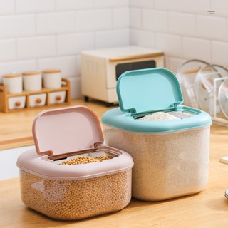 Large Capacity Plastic Moisture-Proof Rice Bucket Insect-Proof Pet  Food Grain Storage Container Sealed Box Kitchen Acce