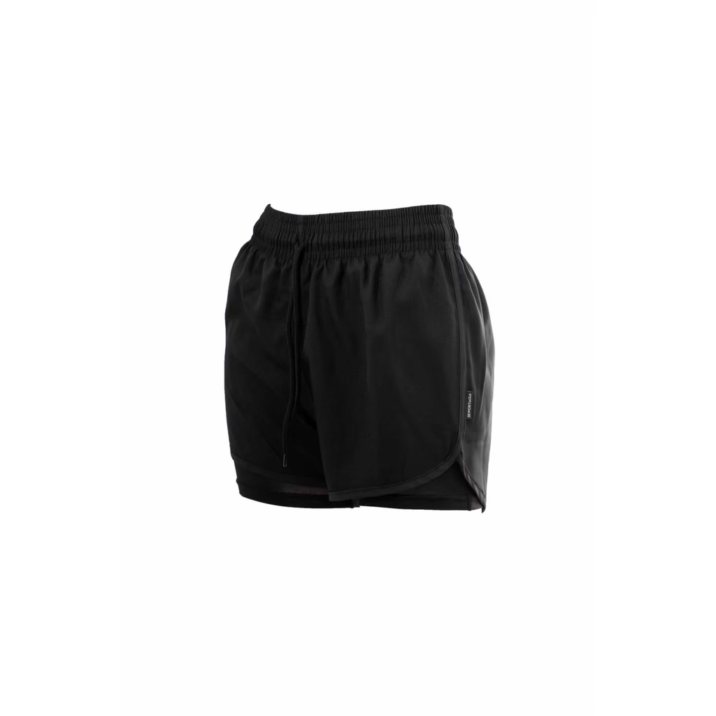 ภาพสินค้ากางเกงกีฬาขาสั้นมีซับใน ทรงสปอร์ต RN02 ขาโค้งผู้หญิง กางเกงรัดรูปผู้หญิง กางเกงขาสั้นเอวยางยืด เนื้อผ้าเป็นไมโครพีส จากร้าน enjoy.shop.online บน Shopee ภาพที่ 2
