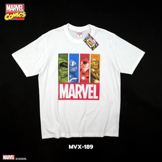 ⚡️ พร้อมส่ง⚡️ เสื้อ Marvel สีขาว (MVX-189)