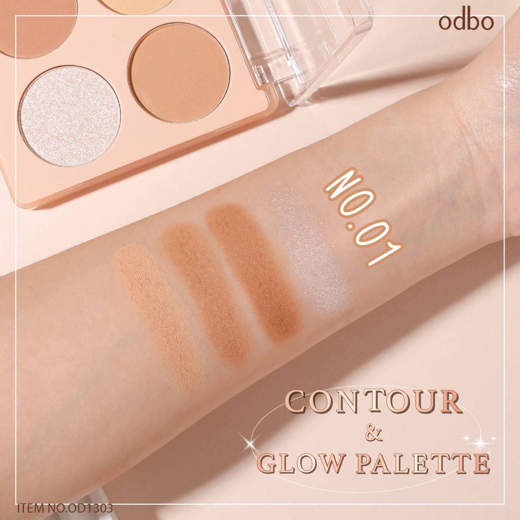 od1303-odbo-contour-amp-gloe-palette-โอดีบีโอ-คอนทัวร์-แอนด์-โกลว-พาเลท