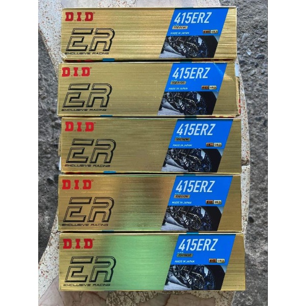 CATENA DID 415ERZ (Gold & Gold) - Lunghezza: 130 Maglie Con Giunto A Clip ( RJ) | EBay