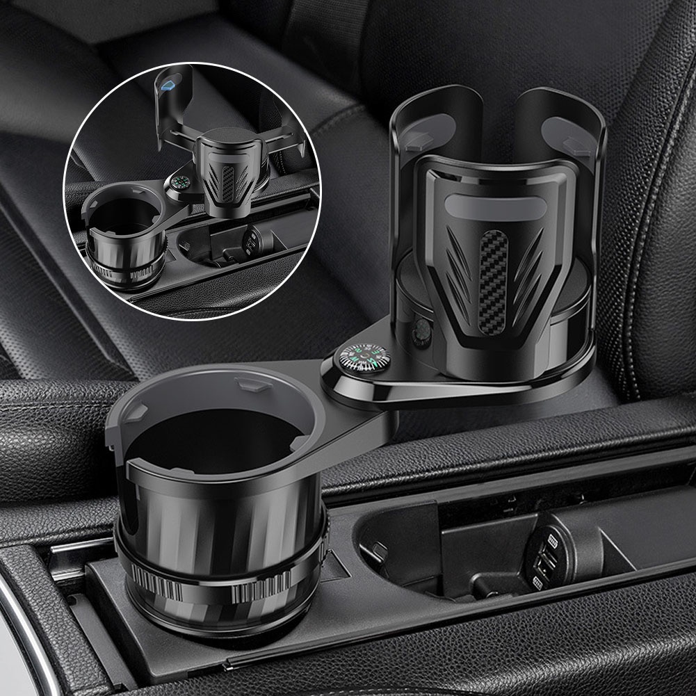 car-cup-holder-ใช้ในรถยนต์-วางแก้วได้ทุกขนาด-หมุนได้รอบทิศทาง-ที่วางแก้วในรถยนต์-ปรับขนาดได้