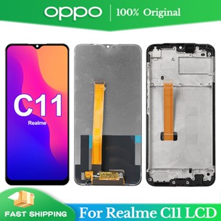 อะไหล่หน้าจอสัมผัส LCD 6.5 นิ้ว สําหรับ Realme C11 RMX2185 OPPO Realme C11 C 11