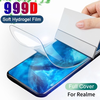 ล์มไฮโดรเจลแบบเต็มหน้าจอ for Realme C35 C25 C15 C12 C20 C21 C11 8i 6i 5s 5 3 7 8 Pro C31 C3 C2 C17 ฟิล์มป้องกัน