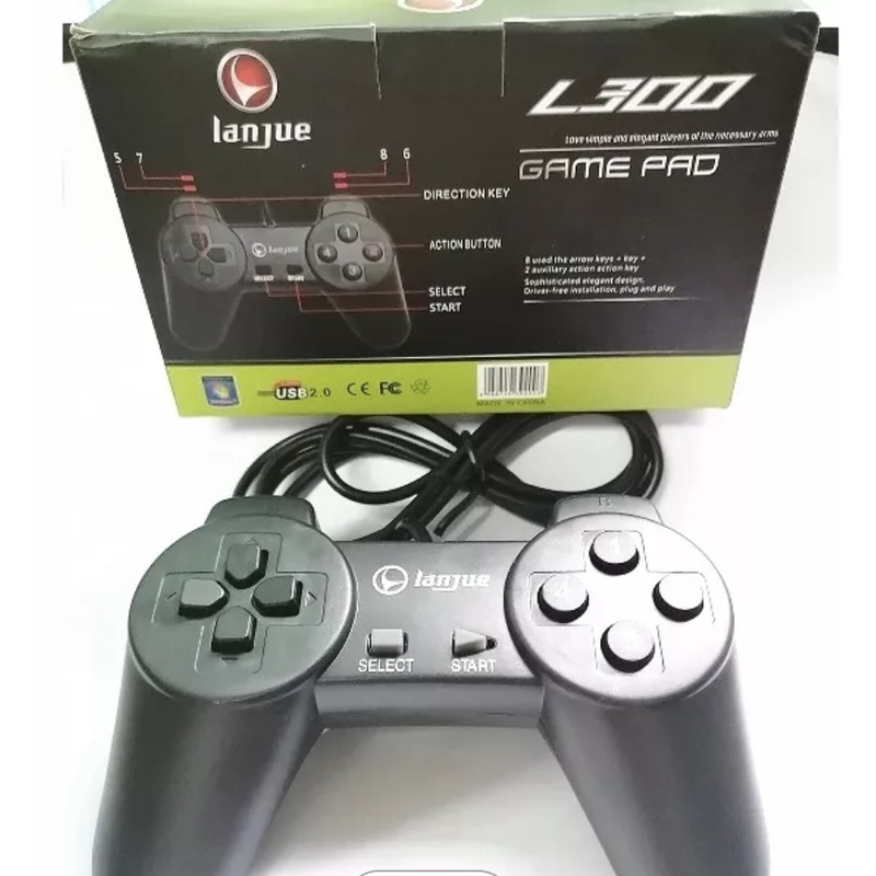 จอยเกมส์-joy-usb-controller-l-300-สายควบคุมเกมจอยสติ๊ก-สำหรับเครื่องคอมพิวเตอร์-usb-มินิเกมแพด-จอย