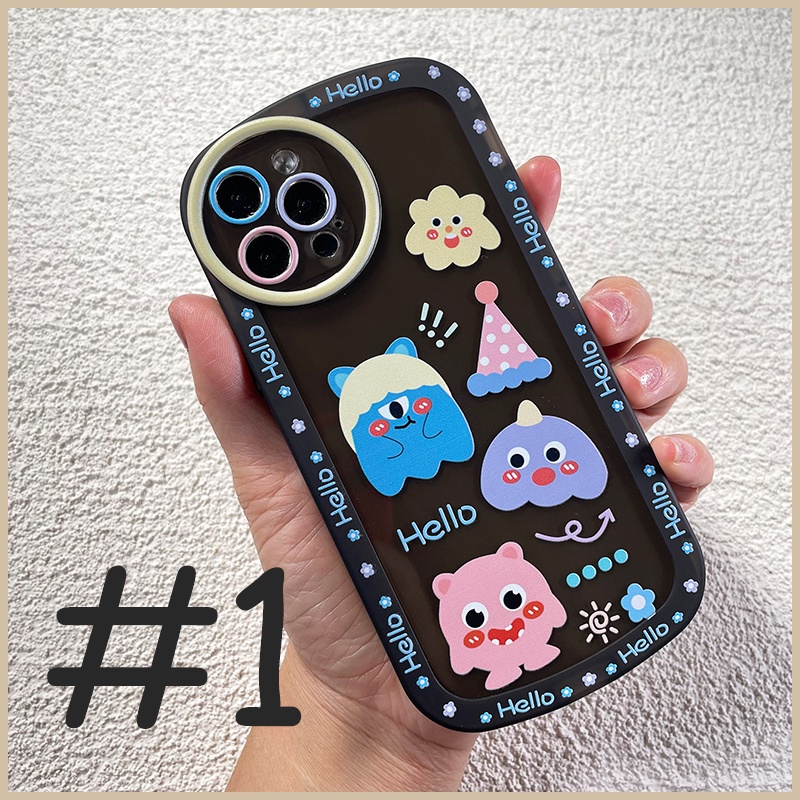 for-iphone-15-6-6s-7-8-14-plus-x-xs-xr-11-12-13-mini-max-pro-hello-oval-soft-case