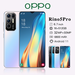 สินค้า โทรศัพท์มือถือ OPP0 Rino5Pro โทรศัพท์ 5G โทรศัพท์มือถือราคาถูก 16+512GB สมาร์ทโฟน Android Smartphone
