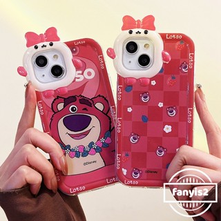 เคสโทรศัพท์มือถือแบบนิ่ม ลายการ์ตูนหมี สตรอเบอร์รี่ สําหรับ OPPO A38 A18 A17k A57 A77 A77s A76 A96 A16 A16s A15 A15s A16k A16e A74 A54 A95 A94 A5 A9 2020 Reno 7Z 6 5 A3s A12e A5s A12