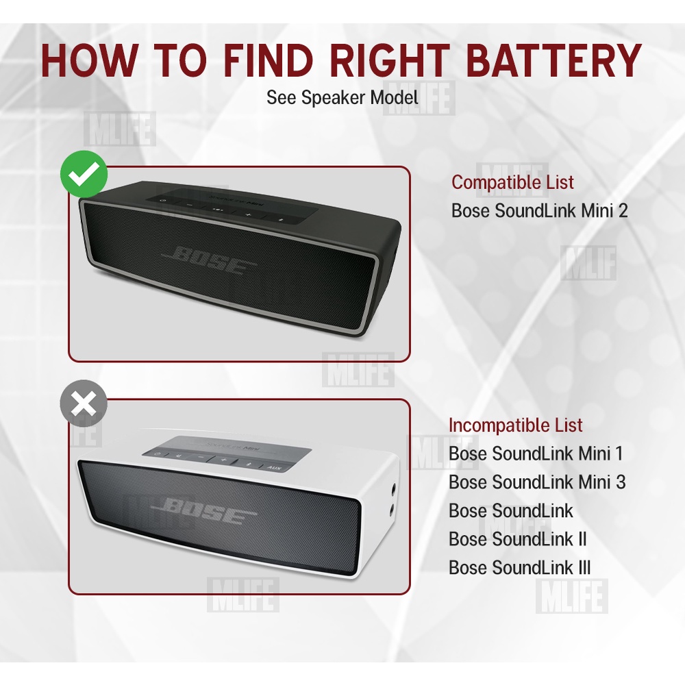 รับประกัน-1-ปี-แบตเตอรี่-bose-soundlink-mini-2-แบตเตอรี่ลำโพง-บอส-battery-sound-link-mini2-088796-088789-088772