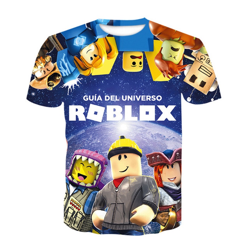 ใหม่-เสื้อยืดแขนสั้นลําลอง-พิมพ์ลายเกม-robloxing-น่ารัก-แฟชั่นฤดูร้อน-สไตล์ฮาราจูกุ-สําหรับเด็ก-อายุ-3-14-ปี