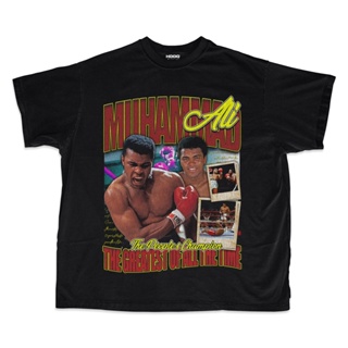 เสื้อยืด โอเวอร์ไซซ์ ลาย Muhammad Ali สไตล์วินเทจ 90s