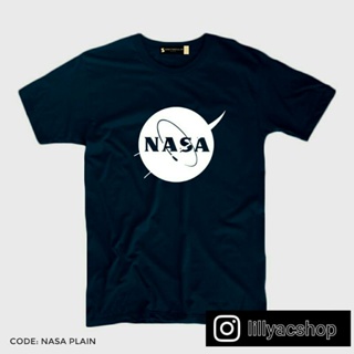 NASA LOGO คุณภาพพรีเมี่ยมทําเสื้อยืด Unisex /.?_59
