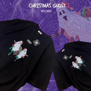 [ARRT]-เสื้อยืด Oversize ลาย Christmas Ghost-Wizard