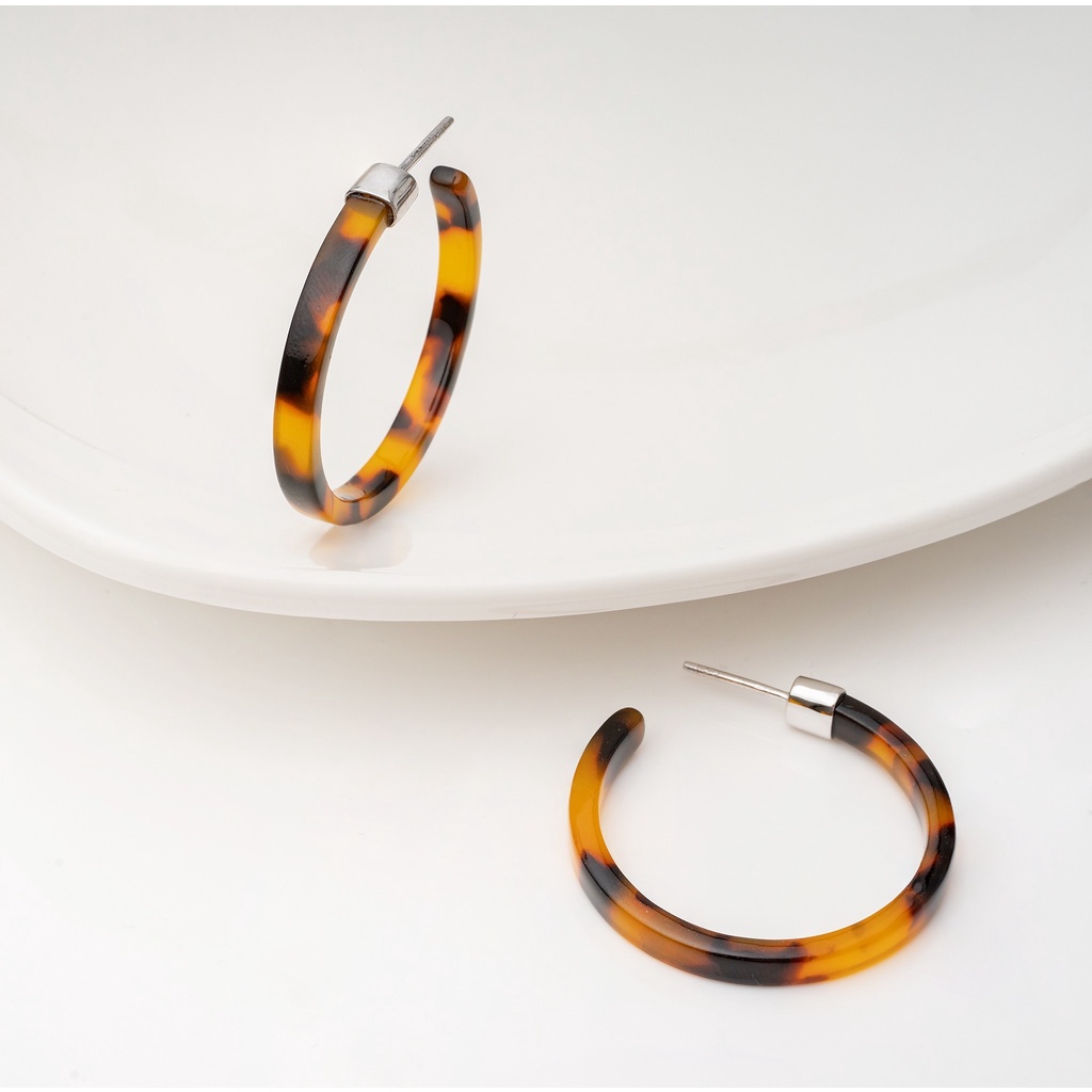 ar-kang-collection-ต่างหูacrylic-tortoise-shell-resin-เงินแท้92-5