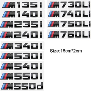 สติกเกอร์โลโก้ ตราสัญลักษณ์ 1 Series 2 Series สําหรับติดตกแต่งท้ายรถยนต์ BMW M135i M140i M235i M240i M550i M760i