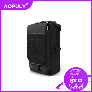 Aopuly 1000D ยุทธวิธีกระเป๋าคาดเอวชายกลางแจ้ง EDC กระเป๋าเครื่องมือเสื้อกั๊กแพ็คกระเป๋ากระเป๋าโทรศัพท์มือถือกรณี