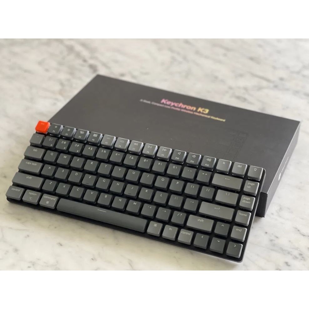 ภาพสินค้าKeychron K3 V2 Wireless Keyboard RGB Low Profile Keyboard คีย์บอร์ดไร้สาย Wireless แท้100% ถูกสุดในโลก จากร้าน pop_model บน Shopee ภาพที่ 3