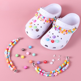 Crocs Jibbitz ชุดกระดุม M&amp;M DIY สําหรับรองเท้า