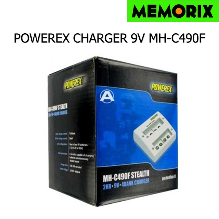 POWEREX CHARGER 9V MHC490F แท่นชาร์จถ่าน 9 โวลท์ Shopee Thailand