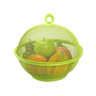 Drain Basket Wash Basket Kitchen Fruit Vegetable Wash Colanders Kitchen Utensils with Lid