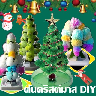 🎄พร้อมส่ง🎄เด็กของเล่นทำมือ ของขวัญคริสต์มาส ของตกแต่งบ้าน DIY Christmas Magic Growing Tree ขาตั้งกระดาษต้นคริสต์มาส